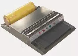 Kézi habtálca csomagológép 550 mm - Inox kivitel