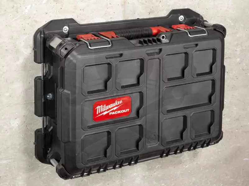 Szerszámos láda, rögzítőlemez - ütésálló - PACKOUT - Milwaukee