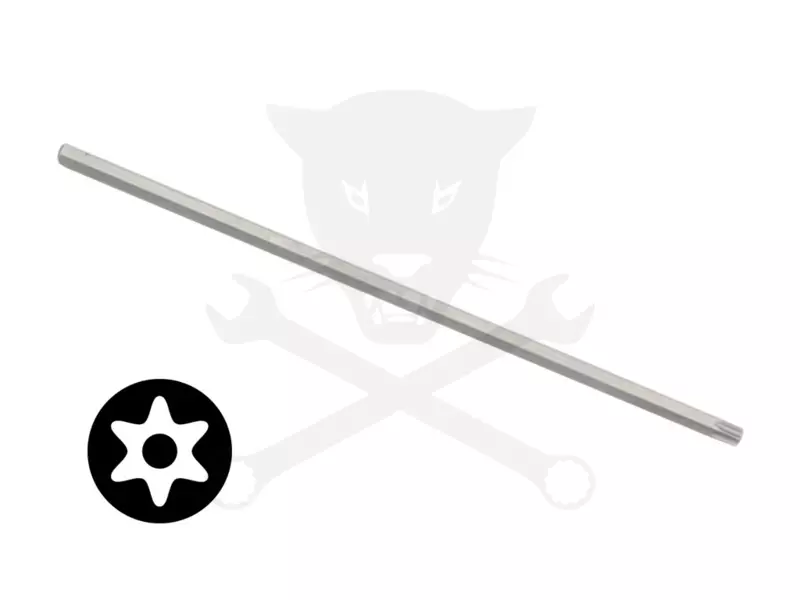 Bit torx 1/4" T50*160 mm hatágú lyukas