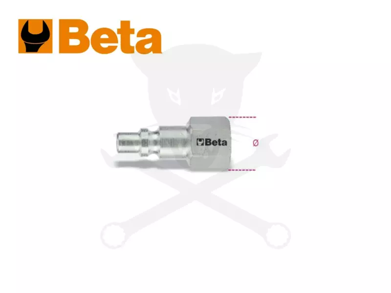 Levegős csatlakozó - gyorscsatlakozó apa - 3/8" BM GAS Beta