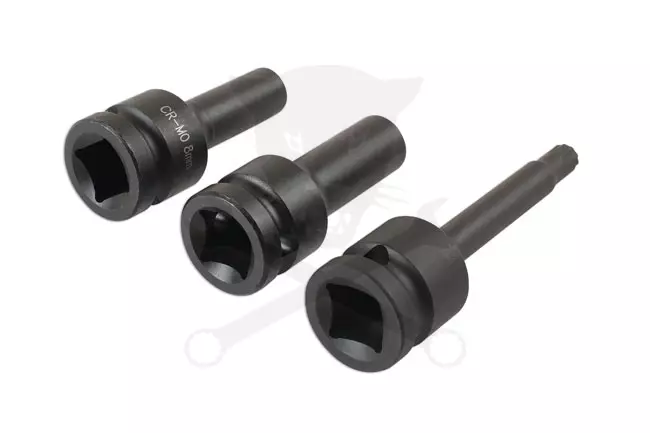 Többrészes split rim felni dugókulcs készlet -speciális 7 / 8 / 10 mm