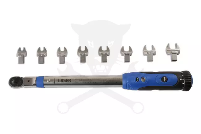 Nyomatékkulcs 010-050 Nm - cserélhető fej 1/4" - kalibrálva