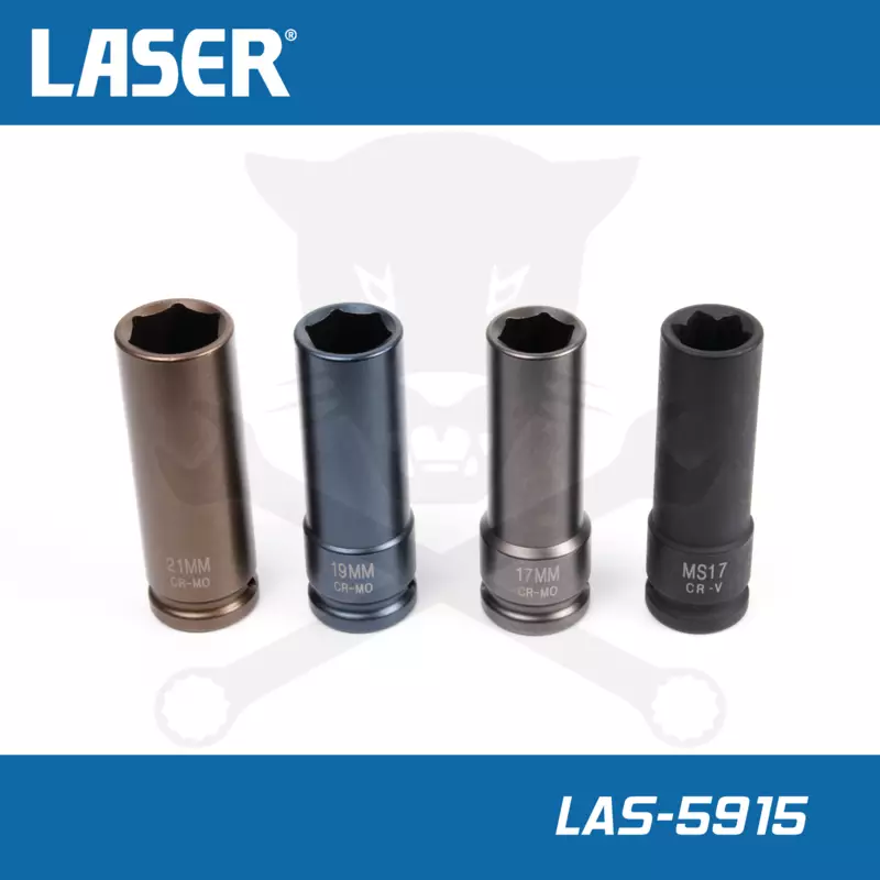Légkulcsfej készlet 1/2"  4 db-os alufelnihez 17/19/21+17-es Mercedes WAF