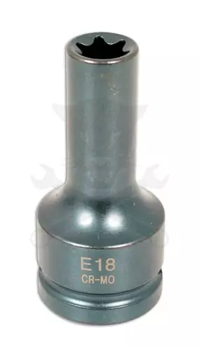 Légkulcsfej 3/4" hosszú belső torx E18