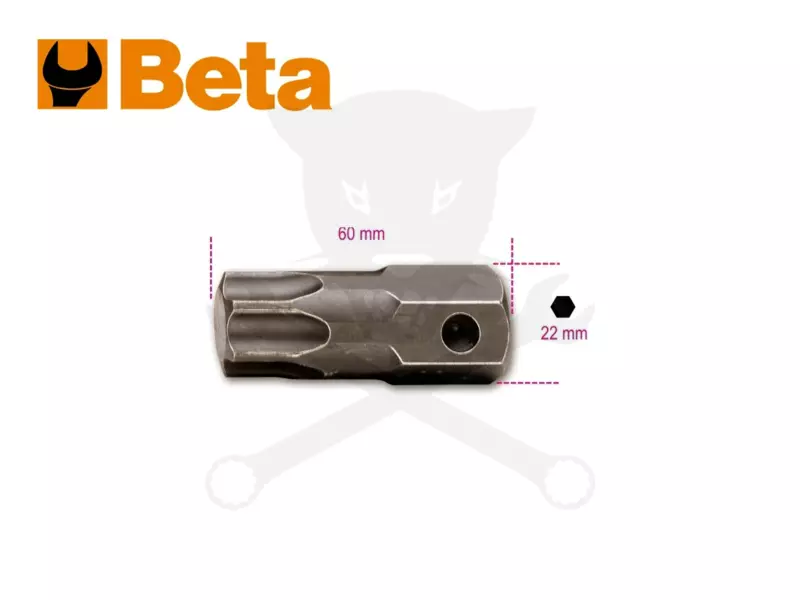 Bit torx T100-as teherautóhoz 22 mm-es torx T100 Beta