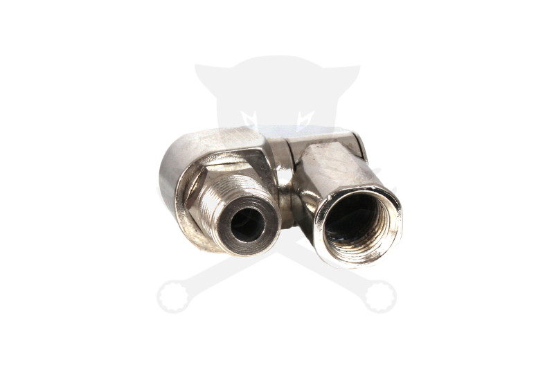 Levegős csatlakozó - univerzális csukló-forgó adapter 360° -1/4" KM-BM