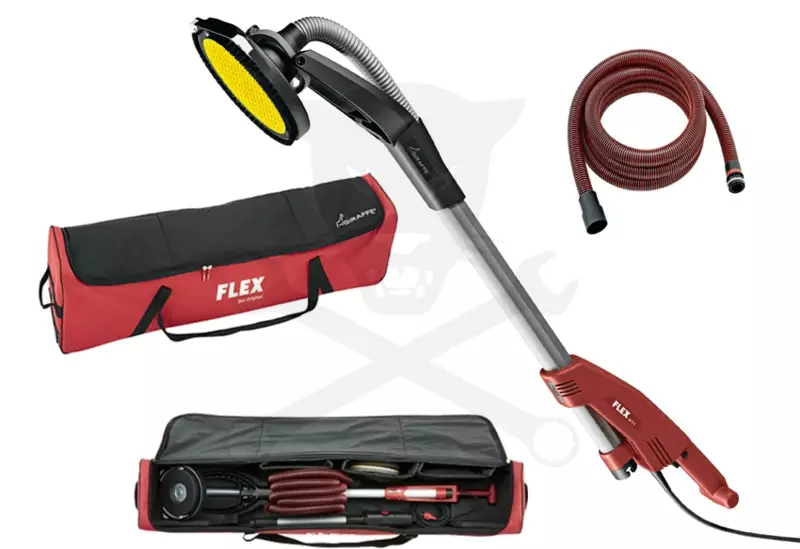 Falcsiszoló zsiráf, hosszú szár 500 W 225 mm - kerek FLEX (GE 5 RTB-LSH 230-CEE)
