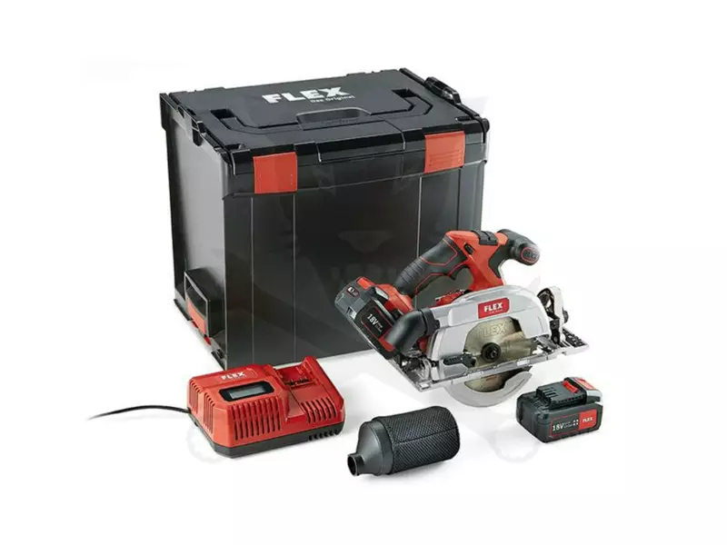 Körfűrész, kézi -akkus 18 V EMS rend. - Flex - (CS 62 18.0-EC-5.0 Set)