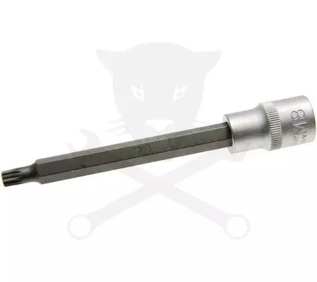 Rátűzőkulcs - crowa+bit 1/2" XZN - Spline M08 x 200 mm BGS