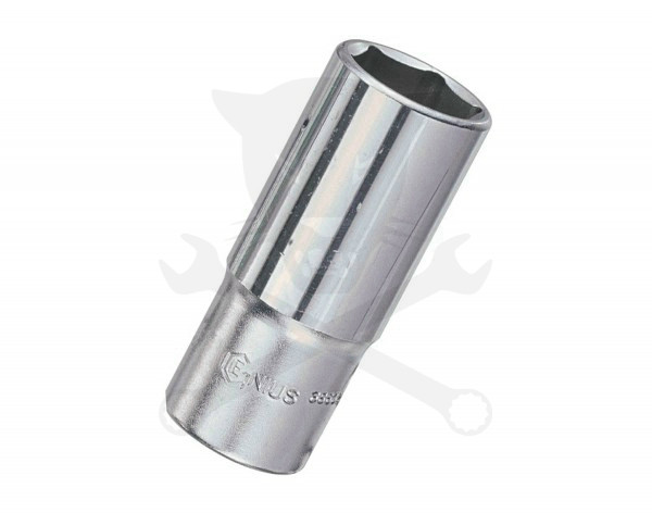 Dugókulcs - crowafej 3/8" 6 lap hosszú 20 mm Genius