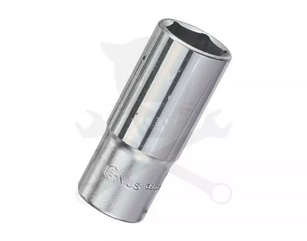 Dugókulcs - crowafej 3/8" 6 lap hosszú 20 mm Genius