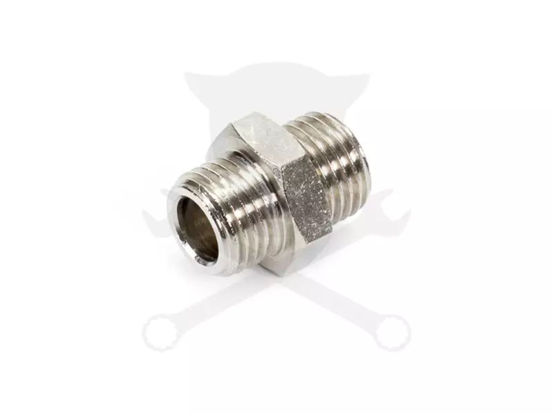 Levegő csatlakozó közcsavar 3/8" külső-külső menet - KK (250M-3/8)