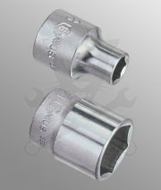 Dugókulcs - crowafej 3/8" 6 lap normál 11 mm Genius