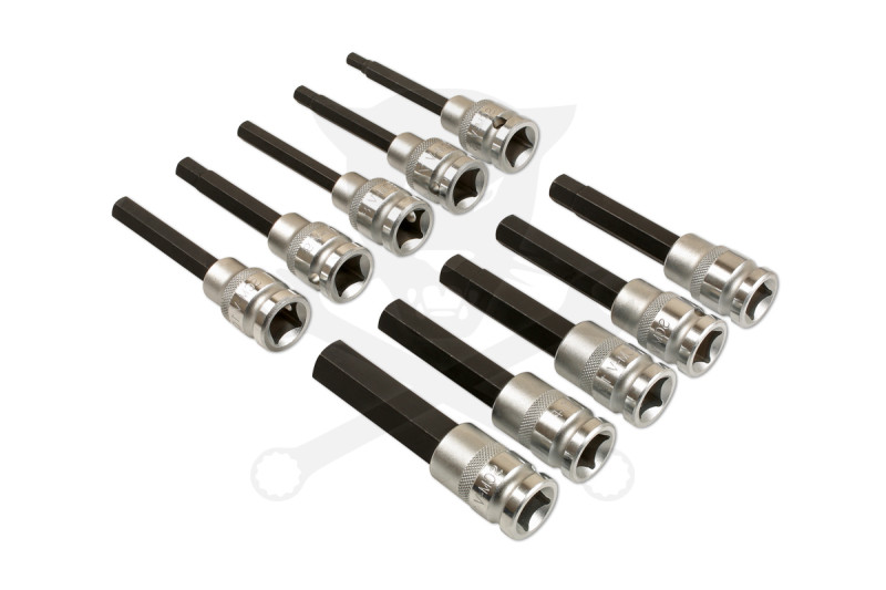 Rátűzőkulcs készlet 1/2" imbusz, hossz. 6-17 mm