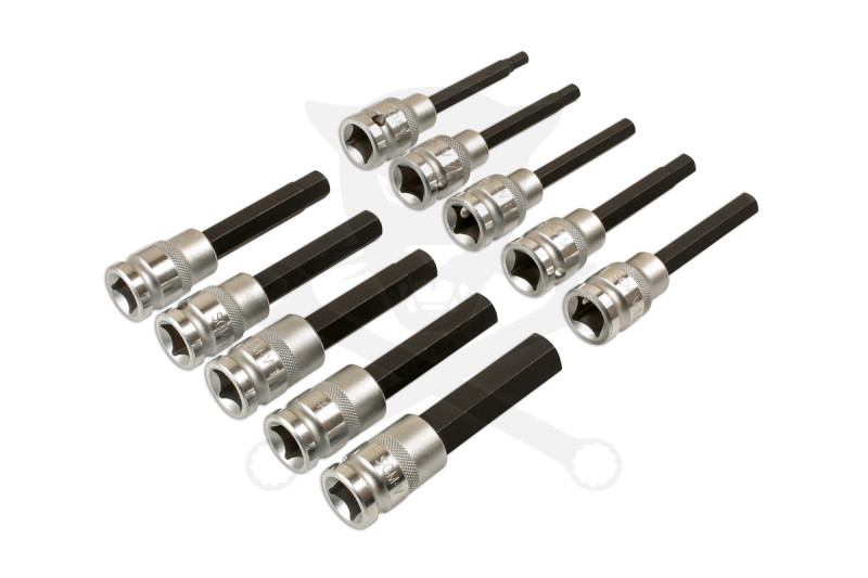 Rátűzőkulcs készlet 1/2" imbusz, hossz. 6-17 mm