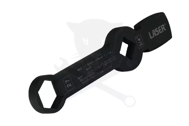 Féknyeregkulcs -TEHER- 27 mm üthető 6 lapú 3/4" Mecedes Actros