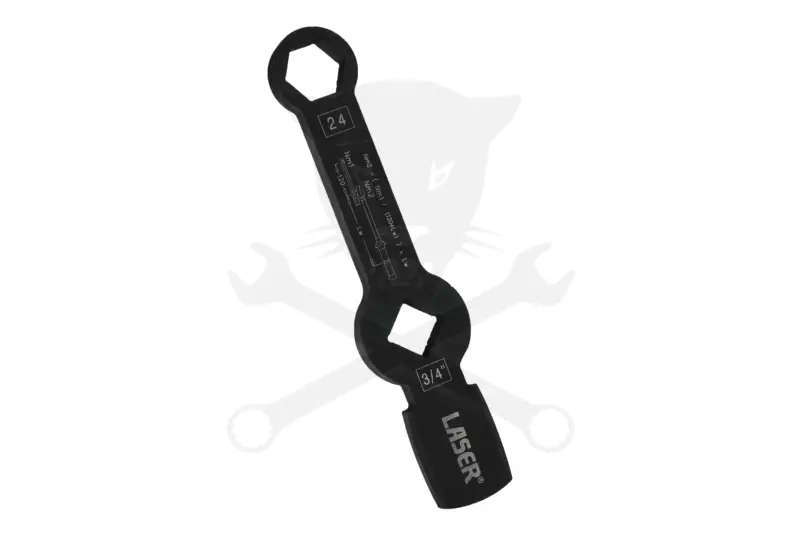 Féknyeregkulcs -TEHER- 24 mm üthető 6 lapú 3/4" Mecedes Actros