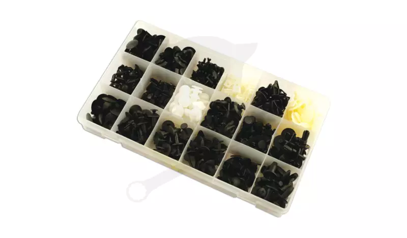 Műanyag, vegyes patent, betét készlet Ford - 415 db