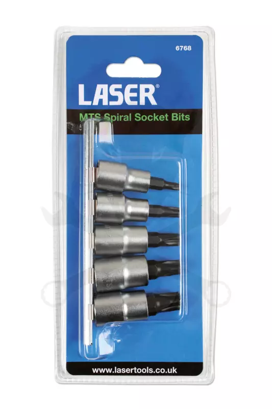 Rátűzőkulcs készlet 3/8" MTS Mortorq Spiral 4 ágú Bit fej készlet MTS0-MTS4