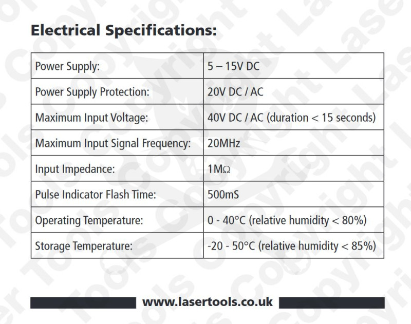 Próbalámpa LED-es - LOGIKAI - 5-15V DC