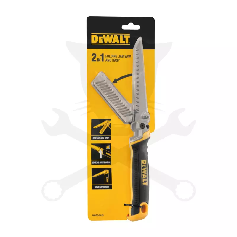 Fűrész gipszkartonhoz + ráspoly, ipari - DeWalt