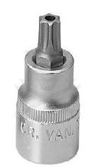 Rátűzőkulcs - crowa+bit 1/2" torx, furatos TPX30