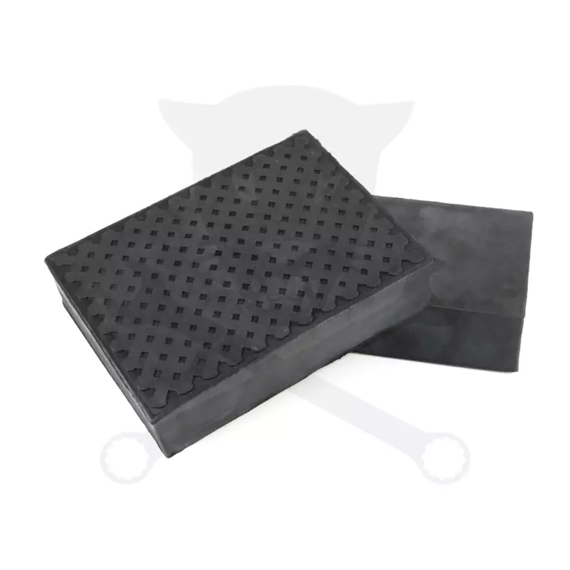 Gumikocka téglatest 165x120 x 37 mm magas - tömör - keresztmintás