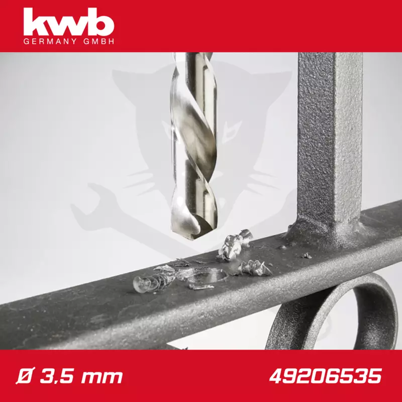 Csigafúró 3,5 mm HSS-G DIN 338 Silver Star, profi - KWB