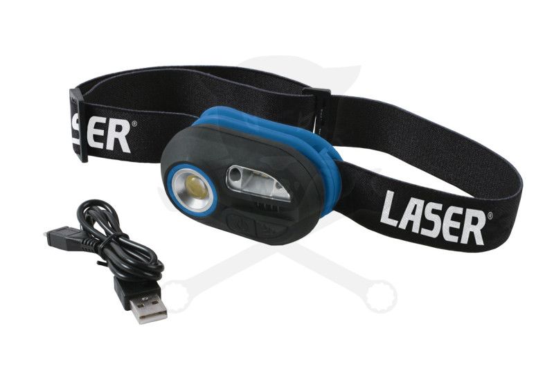Szerelőlámpa - Fejlámpa LED 01 COB Multifunkc. 2:1 akkus USB +szenzor
