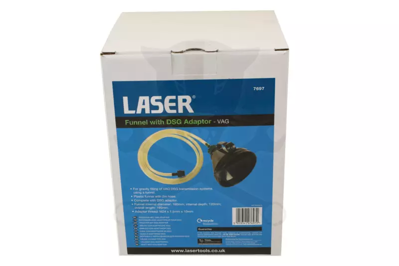 Adapter automataváltó-olaj cseréjéhez DSG +Tölcsér szűrővel +2 m cső