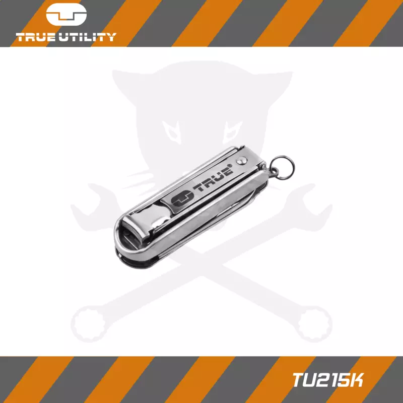 Multifunkciós körömápoló, NAILCLIP KIT 5in1 - Ezüst- True