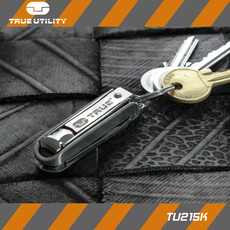 Multifunkciós körömápoló, NAILCLIP KIT 5in1 - Ezüst- True