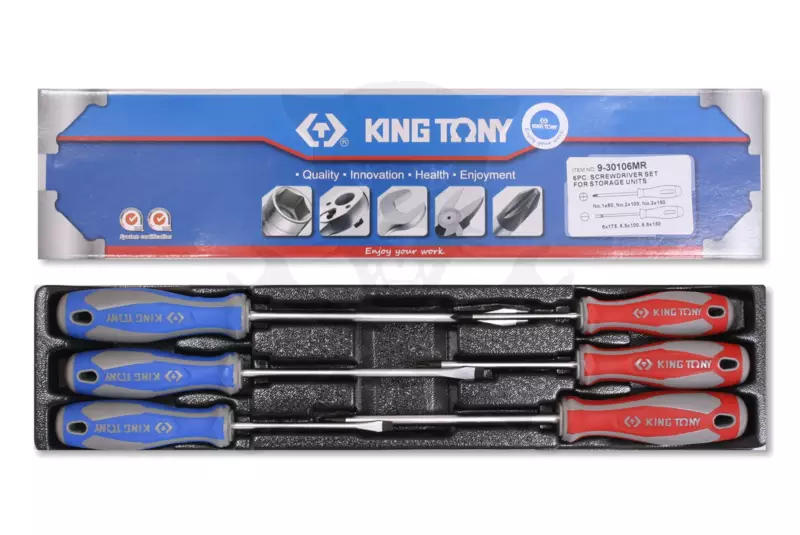 Csavarhúzó készlet 6 db-os King Tony
