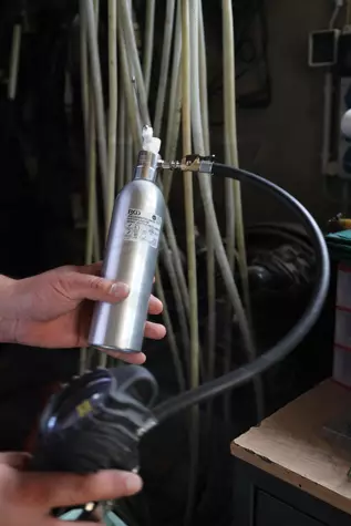 Féktisztító folyadékhoz levegővel utántölthető szóróflakon 650 ml - BGS