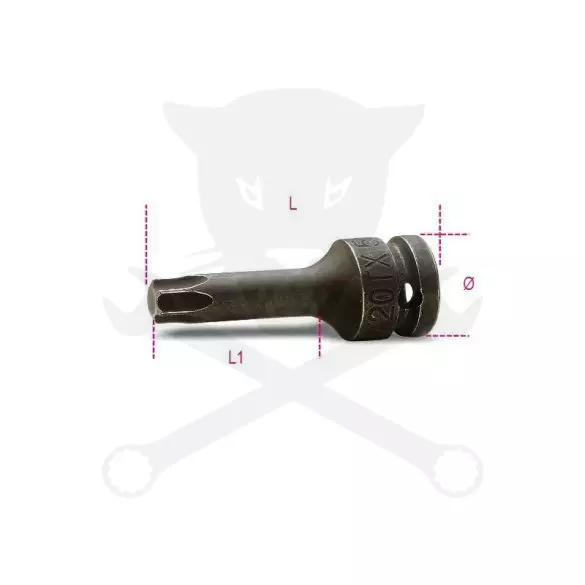 Légkulcsfej torx 1/2" 55-ös BETA (720TX/55)