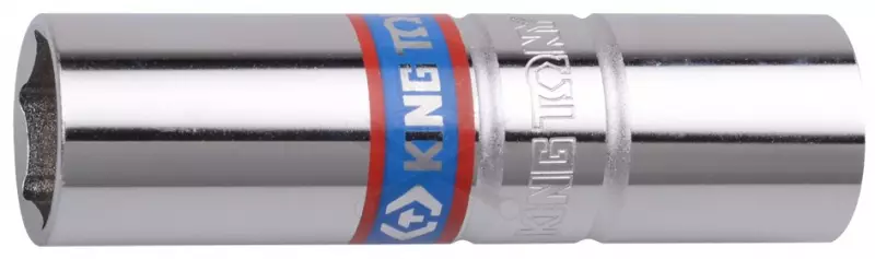Gyertyakulcs 14 mm rövid 3/8" KingTony