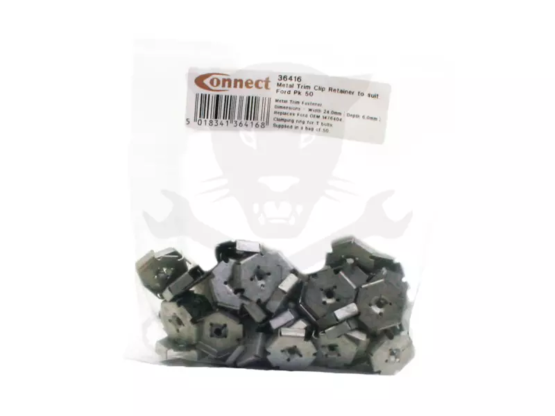 Fém rögzítő alátét készlet 50db D=24,0x5,0 mm -hővédő lemez- Ford
