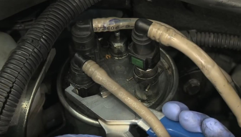 Fogó üzemanyagcső csatlakozó bontó fogó - Opel / Fiat / VW