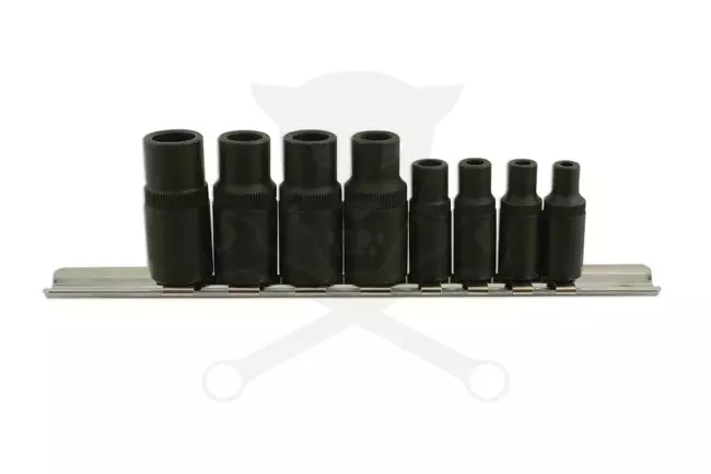 Adapter készlet menetfúrókhoz  8 db-os 4 lapú M1.5-M14 -mágneses- Laser