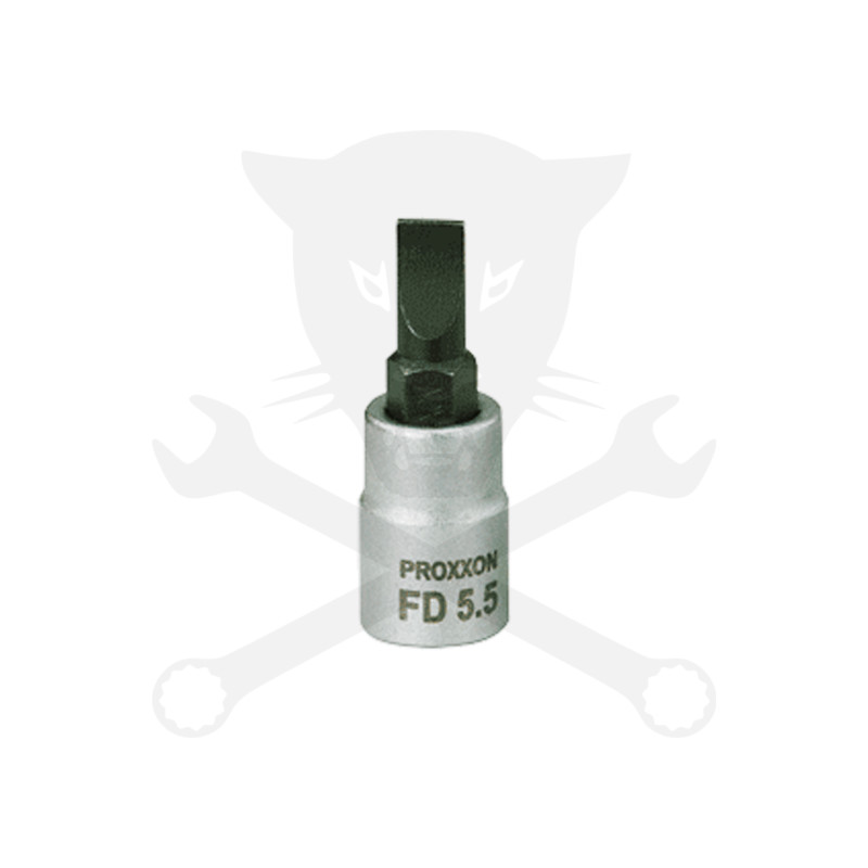 Rátűzőkulcs - crowa+bit 1/4" lapos 5,5 mm Proxxon