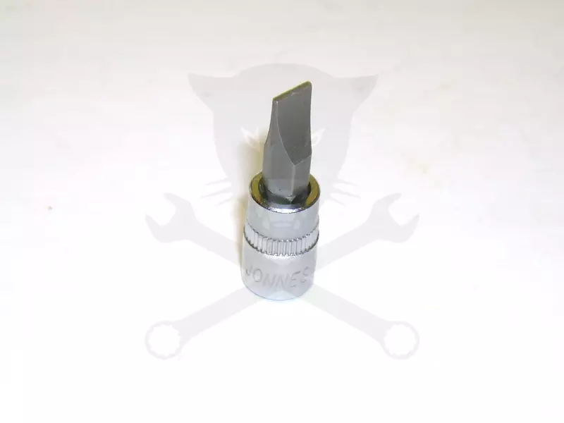 Rátűzőkulcs - crowa+bit 1/4" lapos 7 mm