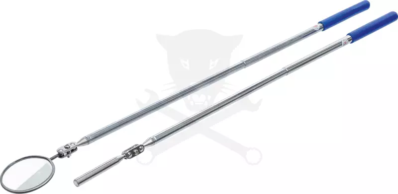 Tükör 50 mm teleszkópos max. 412 mm + mágneses felszedő 2 db-os készlet