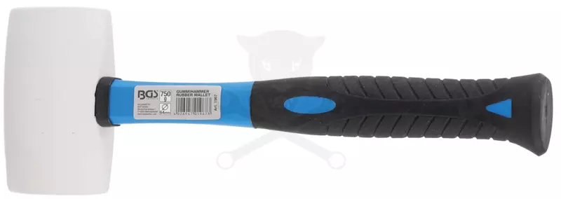 Kalapács gumi  64 mm - 750 g - FEHÉR - BGS