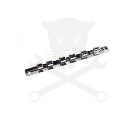 Dugókulcstartó sín   3/8"  7 db-os BGS