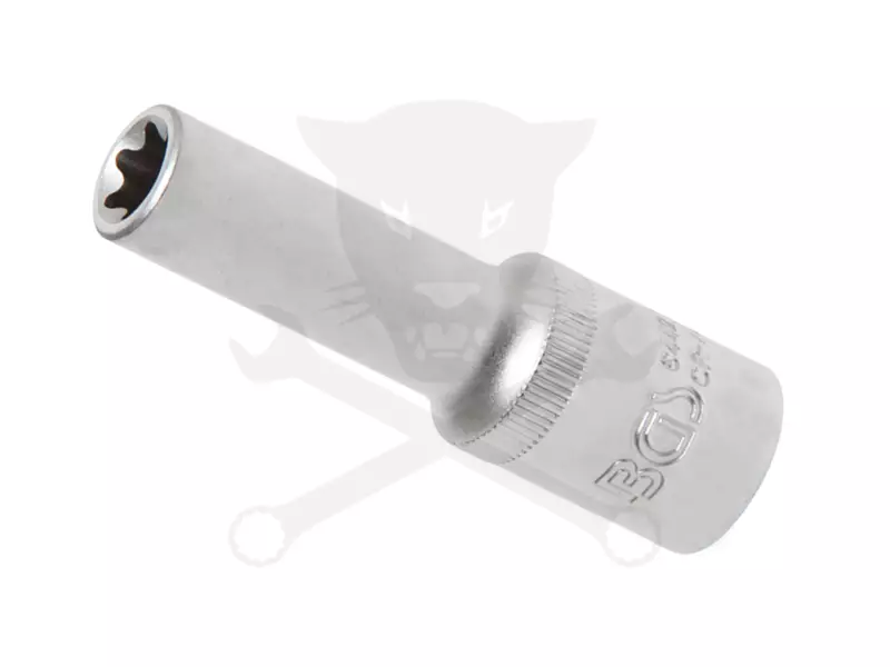 Dugókulcs - crowafej 1/2" belső torx E12 hosszú