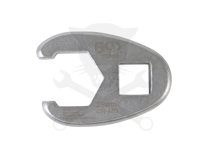 Villáskulcs adapter nyitott 1/2"-os 22 mm "Crowfoot"