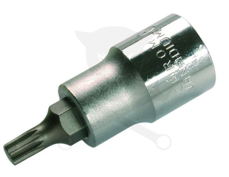 Rátűzőkulcs - crowa+bit 1/2" XZN - Spline M06 x 53 mm BGS
