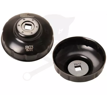 Olajszűrő leszedő kupak 076 mm x 12 borda /barázda/ profil - BGS