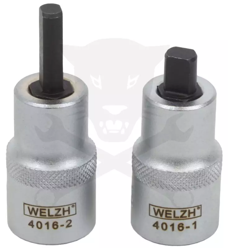 Rátűzőkulcs - crowa+bit készlet 2 db-os 1/2" 5x7 mm, 5.5x8.2 mm - Welzh