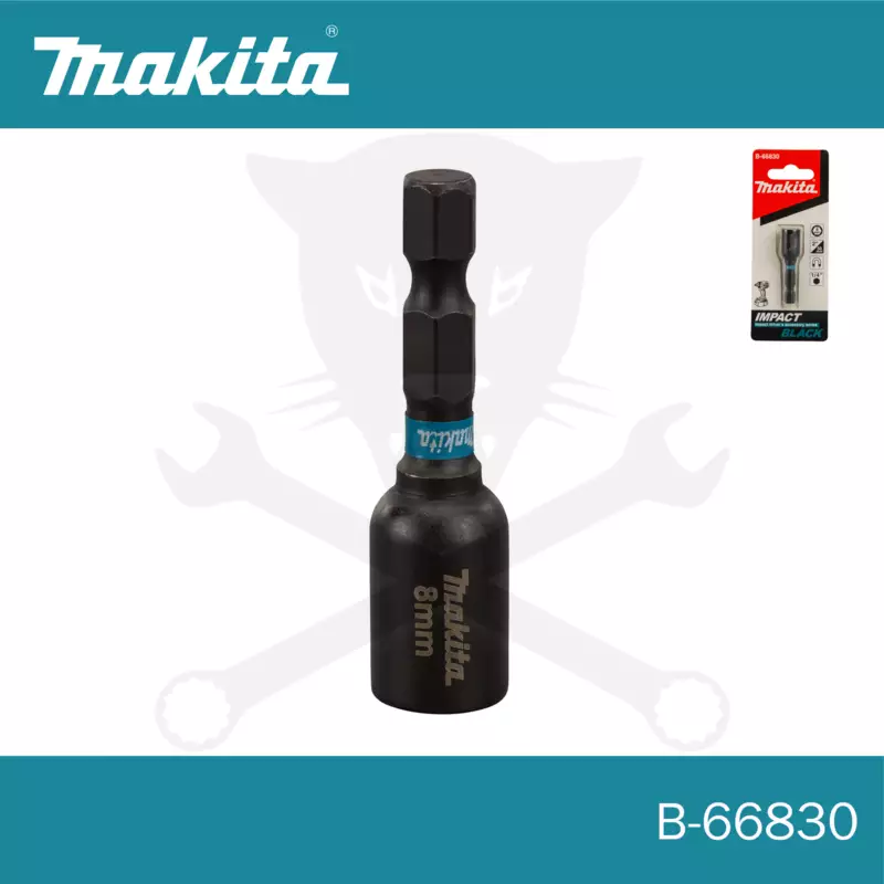 Bit tartó-csavarmegvezető, mágneses, gépi 1/4" x 50 mm 8 mm - Makita